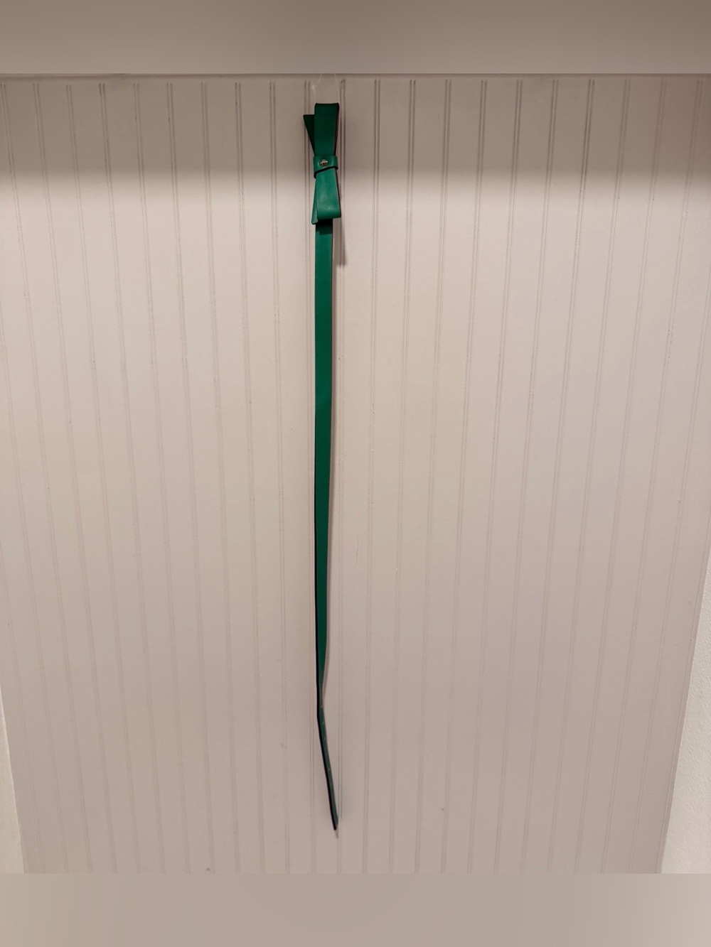 kate spade Green Patent Skinny Bow Belt - Picture 5 of 5